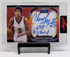 2024 Leaf Metal * CHERYL MILLER - Red Inscription - "USC #31 Retired"  Auto /100