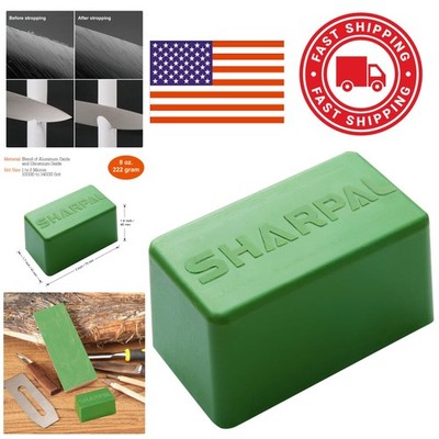 Micro Fine Green Buffing Compound 8 Oz Aluminum Oxide and Chromium Oxide