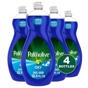 Palmolive Ultra Dishwashing Liquid 32.5 Fl Oz (Pack of 4), Power Degreaser 