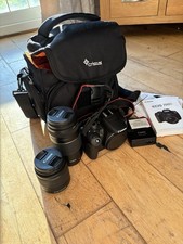 Canon EOS 700D Digital SLR Camera 18MP Black with EF-S 18-55mm and EF 75-300mm