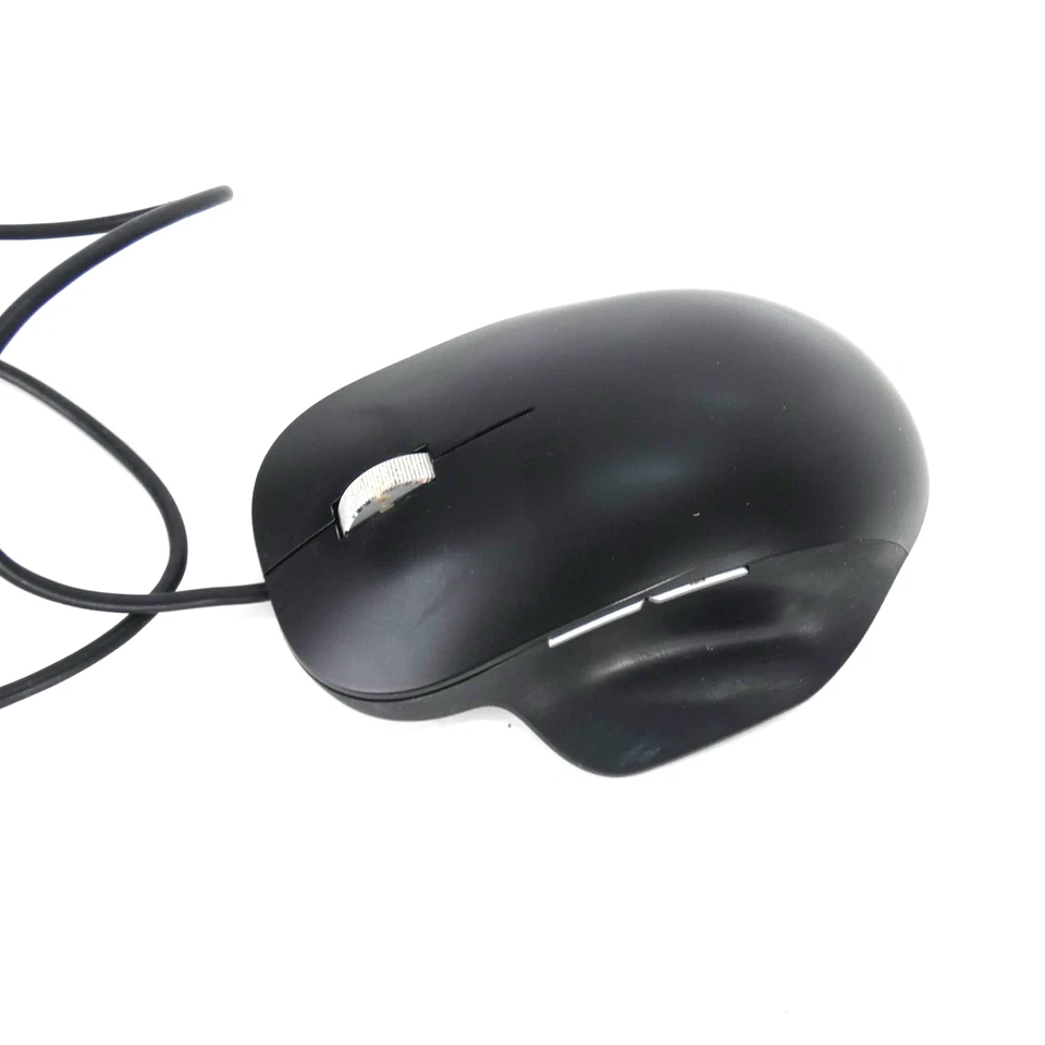 Microsoft USB Wired Mouse Ergonomic Design Tested Working Black - Image 3 of 4