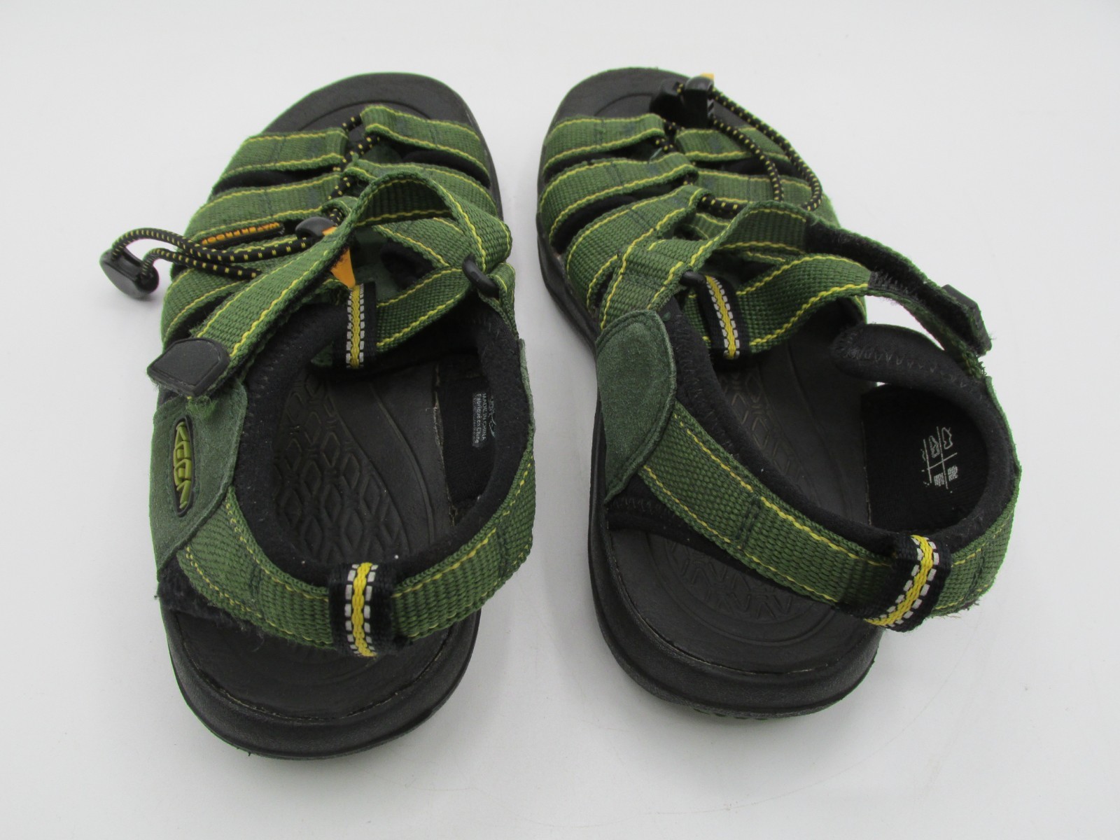 SANDALI DA PESCATORE KEEN NEWPORT H2 TAGLIA 3 VERDI SCARPE IMPERMEABILI DA TREKKING RAGAZZO!