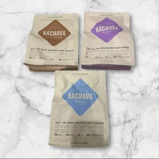 FOR 3 BAGS KA’CHAVA ALL IN ONE NUTRITION SHAKE 15.31 Oz Kachava 08/26+