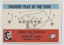 1965 Philadelphia Packers' Play of the Year Vince Lombardi #84 HOF 0u4