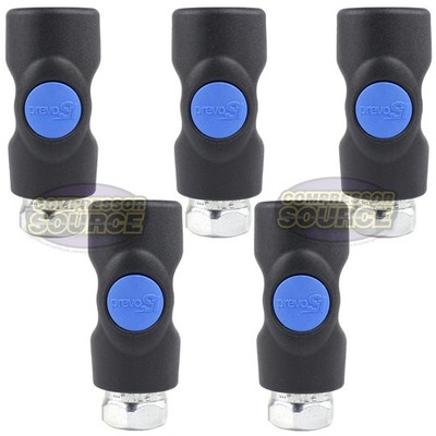 Prevost Safety Air Plug Coupler ISI061201 1/4'' FNPT Prevo S1 5 Pack