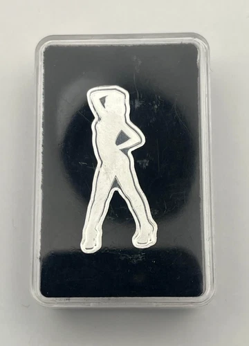 5-gram .999 Fine Silver "Pretty/Sexy Lady" Bar by Pan Silver Company No BOX