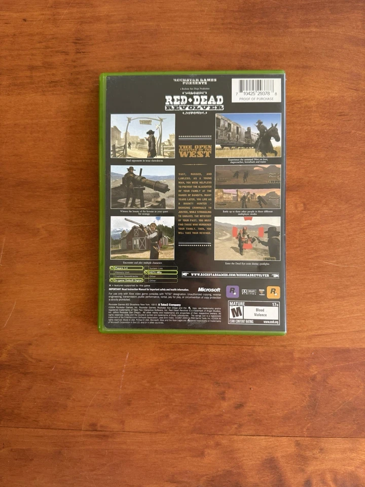 Red Dead Revolver (Original OG Xbox) Excellent CIB Complete & Tested -Ships Fast - Image 4 of 4