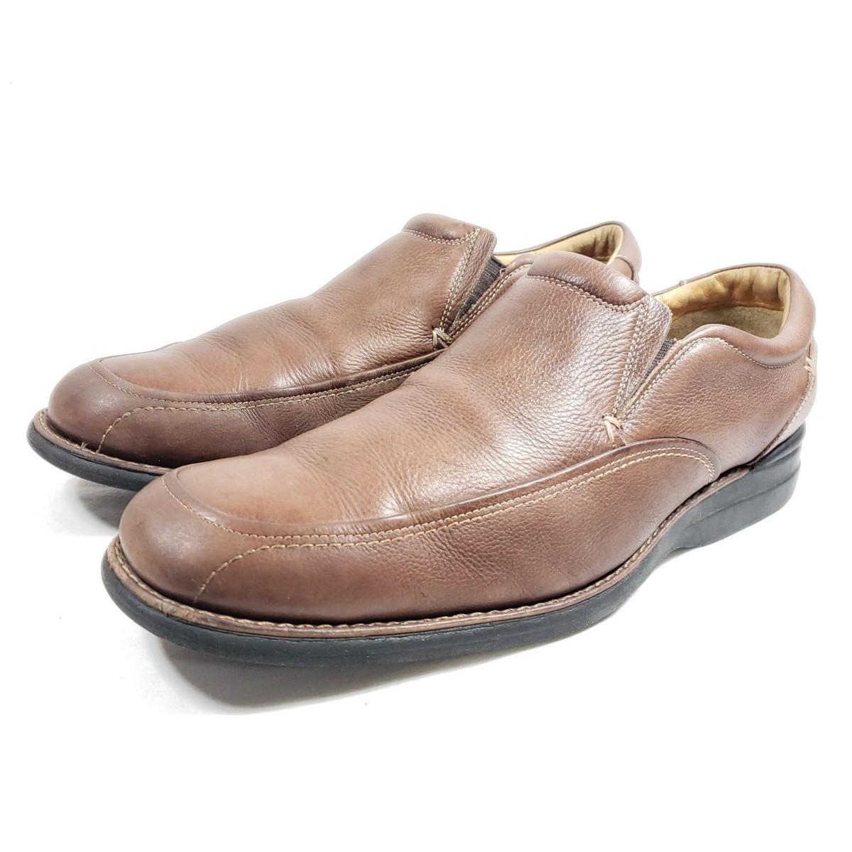 Johnston & Murphy Classic Brown Slip On Leather Men’s Loafers Johnston & Murphy Donnell Penny Loafers - Men main image 4
