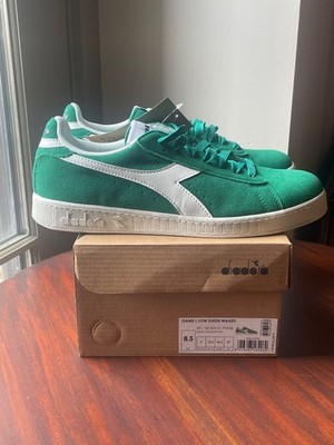NEW diadora Game L Low Suede Waxed Men's US-9 (UK-8.5) Color-Green Peppermint