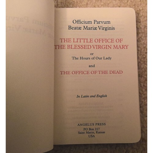 The Little Office of the Blessed Virgin Mary and Office of the Dead by Angelus P - Bild 4 von 6