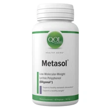 Metasol 60 Capsules by QOL Labs, Brand New