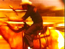 8mm Film Horse Racing Gymkhana 1960s Home Movie Barrel Racing Baton Passing