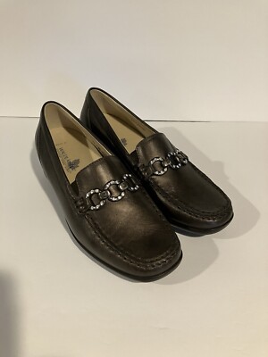 New “WALDLAUFER LUFTPOLSTER”~Women's Bronze Leather