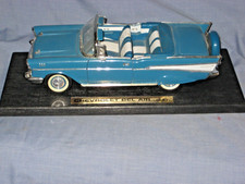Road Legends 1957 Chevrolet Bel Air Convertible 1:18 Aqua Die Cast - Yat Ming
