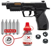 Umarex SA10 Air Pistol, .177 Cal w/ Bonus Mags + BB Jug & CO2 Bundle (2252113)