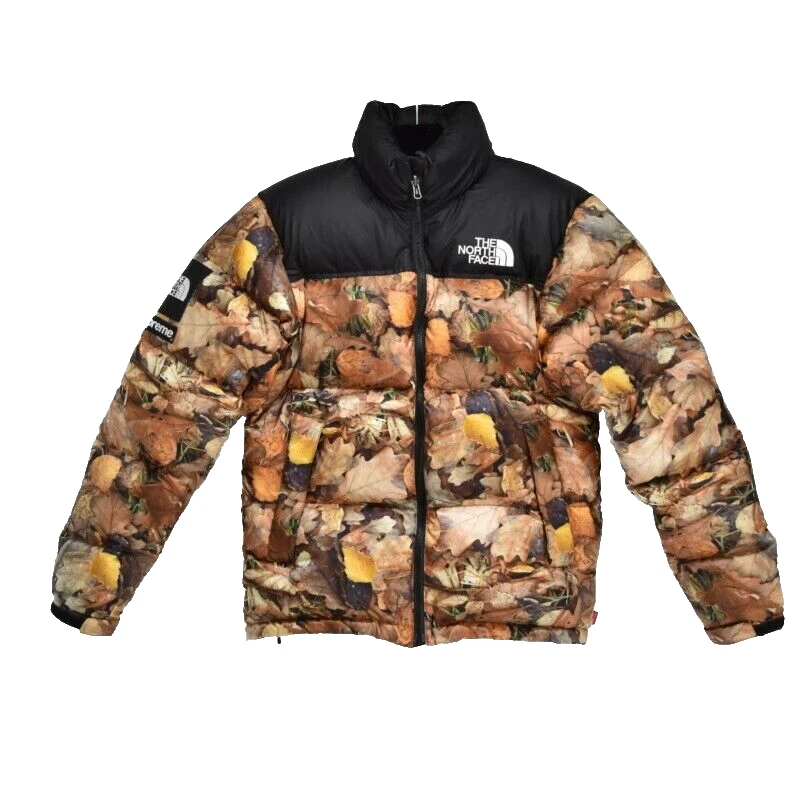 Doudoune Supreme X THE NORTH FACE 16AW Nuptse feuilles taille S homme