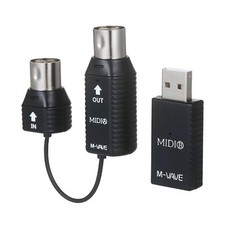 M-VAVE Mini Sistema di Trasmissione Wireless MIDI Adattatore Bluetooth USB Plug Play