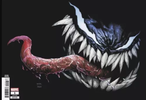 🟨⬛ ALL-NEW VENOM #1  WRAPAROUND 1:25 RATIO VIRGIN 2nd PRINT 🔑 KEY RAMOS 🔥