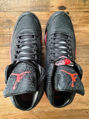 Nike Air Jordan 5 Retro 3Lab5 Infrared 2013 #599581 010 Men's Size