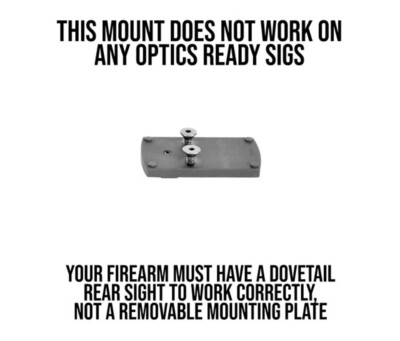 Vortex Viper / Venom Sig Sauer P220, P226, P229, P320 Sight Mount