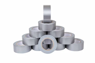 THOSCH 3x Rollen Gewebeband Silber 50m Panzertape Steinband Panzerband Klebeband