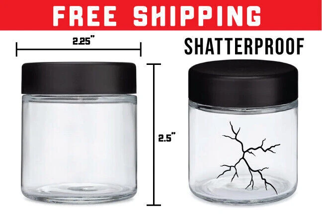 3oz Food Grade Jars & Top - Waterproof Top & Side Label Set - Tamper ( 50pack ) - Image 3 of 4