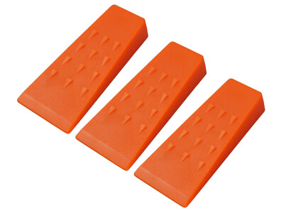 Fällkeile 3 er Set 140 mm aus Kunststoff ABS Forstkeil Tree Felling Wedges