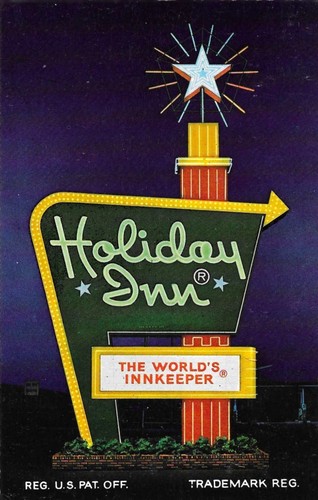 Vintage Wisconsin Chrom Postkarte Holiday Inn Madison Southeast Nr. 2 Cambridge
