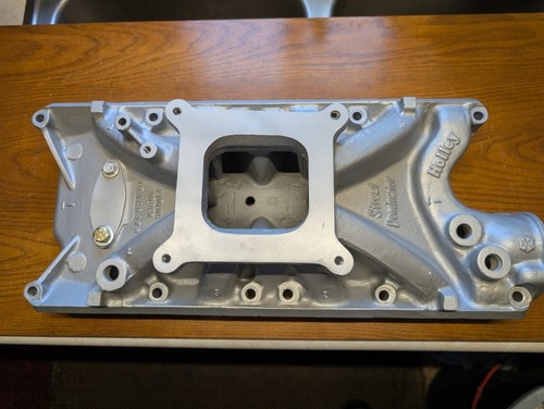 Rare Holley Dominator Intake Ford 289 302 5.0 Mustang HO Hipo Cougar Tbird F150 - Picture 2 of 10