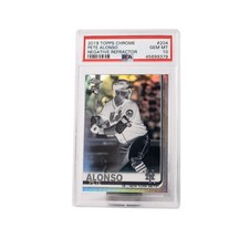 2019 Topps Chrome Pete Alonso Negative Refractor Rookie #204 PSA 10 LOW POP!!!
