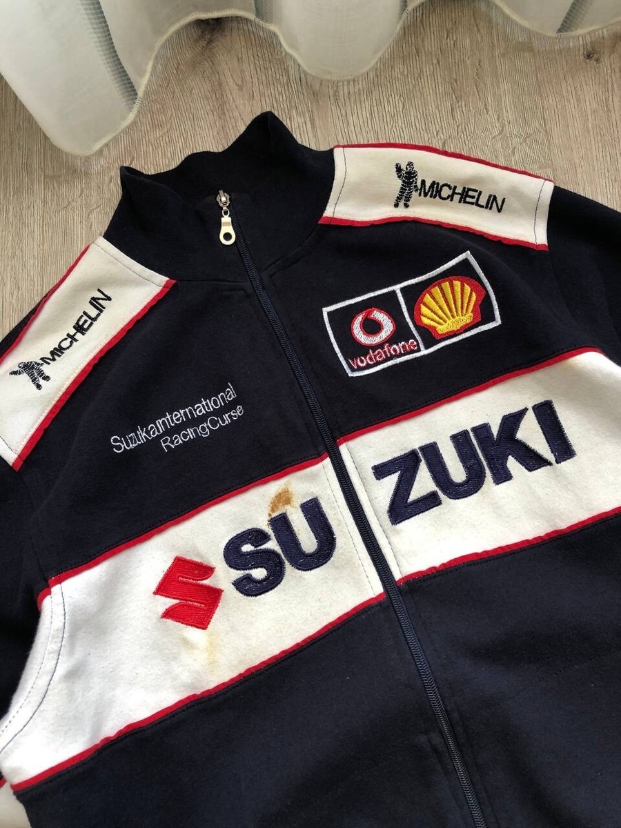 Suzuki F1 Shell Vodafone Racing Zip Track Jacket Vintage | eBay