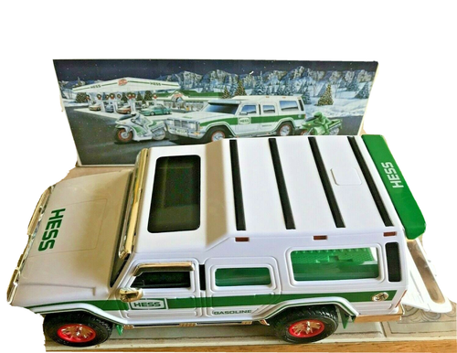 New 2004 Hess Sport Utility Vehicle 2 Motorcycles Lights, Friction Motors Tested