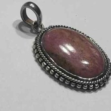 Rhodochrosite & Sterling Silver .925, Pendant...