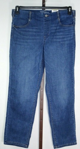 Womens Ladies Blue Denim Mid Rise 