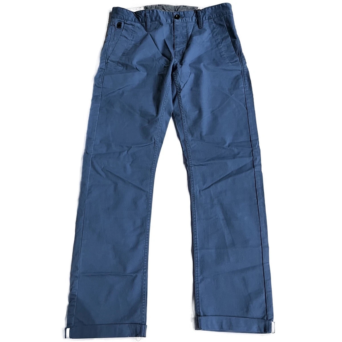 G-STAR RAW Bronson 2.0 Slim Chino Broek heren,Blauw (Salute D21038-d305-c742),33W / 34L