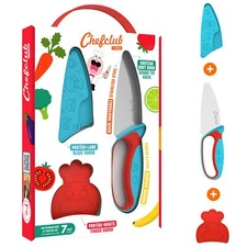 Chefclub Kids Chef Knife - Blue & Red