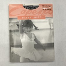 Capezio Black Ultra Soft Footless Tights Fits Girls Size  s 2-6 New