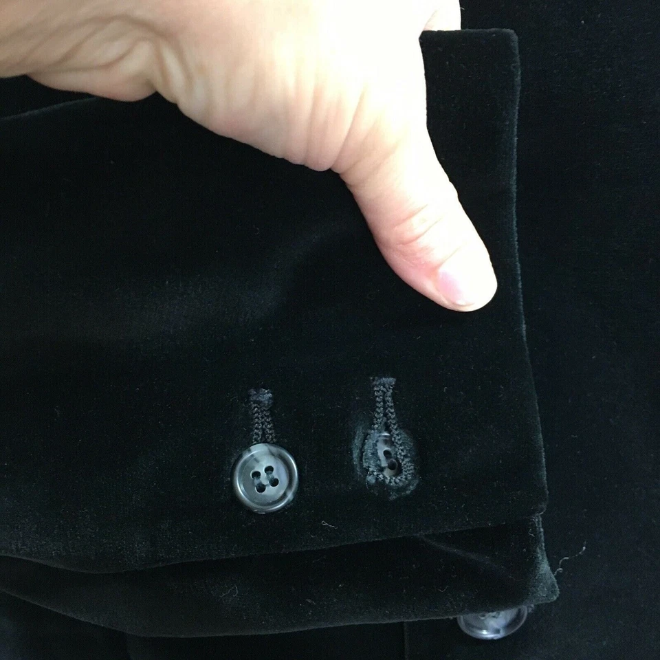 De Colección 50 60 A Medida TERCIOPELO Baile de graduación Abrigo Deportivo Formal TuX Rockabilly Esmoquin Chaqueta Foto 3 de 4