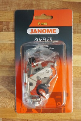 Janome 9mm Ruffler Foot - Sewing Machine Attachment For Gathering & Pleating Fabric | Multiple Model Compatible