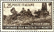 REPUBBLICA 1951 - Centenario della nascita di Francesco Paolo Michetti (MNH**)