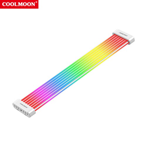 Barre lumineuse flexible 5V Sync ARGB, accessoires informatiques (blanc C260EX) - Afbeelding 9 van 12
