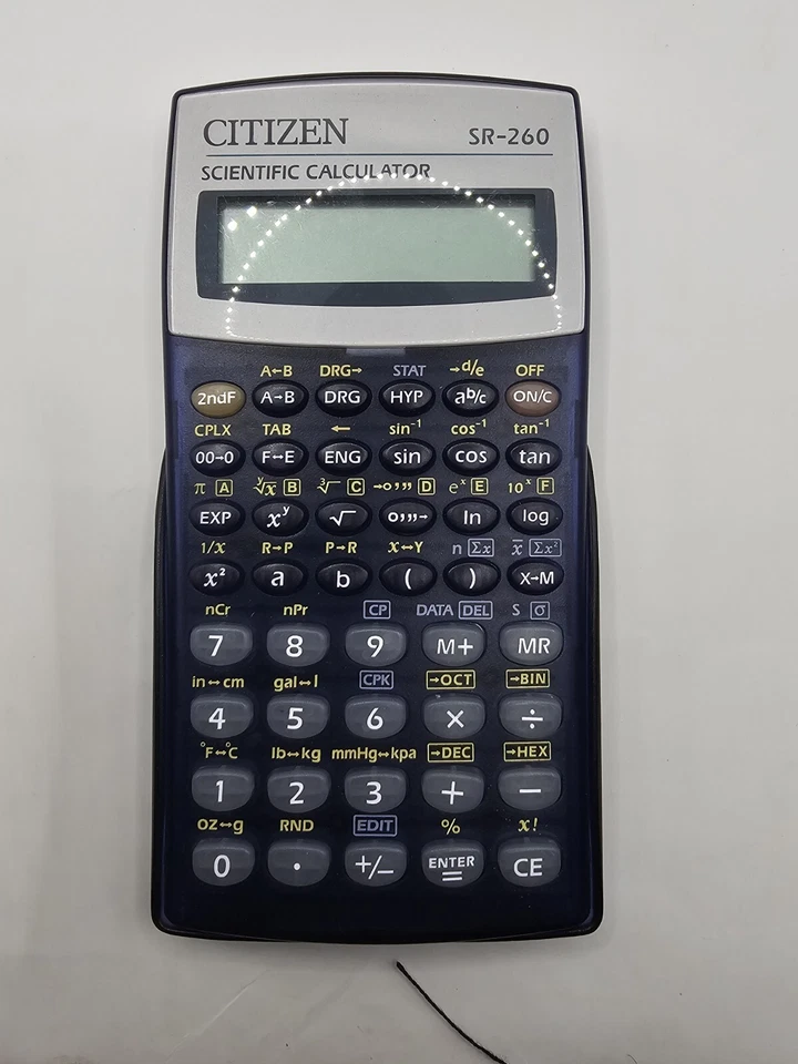 Citizen Sr260 + Texas Inst Ti-nspire CAS Calculators - Image 4 of 4