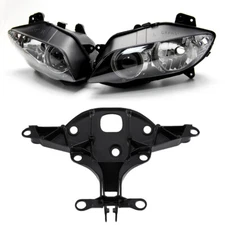 Front Headlight W/ Upper Fairing Stay Bracket For Yamaha YZF R1 2004 2005 2006