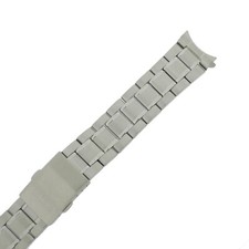 Seiko Original Stainless Steel Watch Band 20mm Genuine Seiko Spring Bars