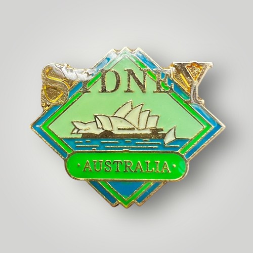 Sydney Harbor Australia Opera House Green Collectible Souvenir Travel Memory Pin - Picture 9 of 11