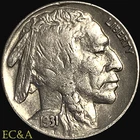 1931-S BUFFALO NICKEL CHOICE AU NICE! (BN206)