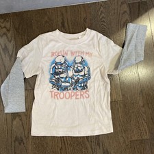 Baby Gap Toddler 4 Years Star Wars Stormtrooper Long Sleeve T-Shirt NWT