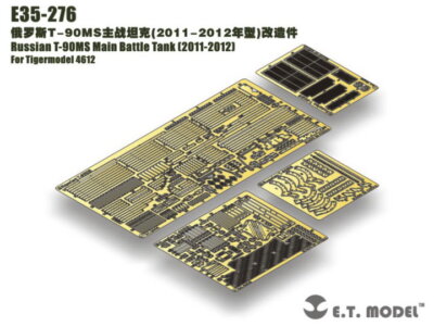 1/35 Russian T-90MS MBT 2011-2012 Detail Parts for Tiger Model #4612