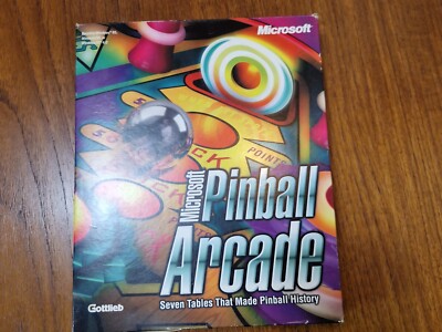 Microsoft Pinball Arcade BIG BOX Vintage PC Spiel für Windows 95 *RAR* #678