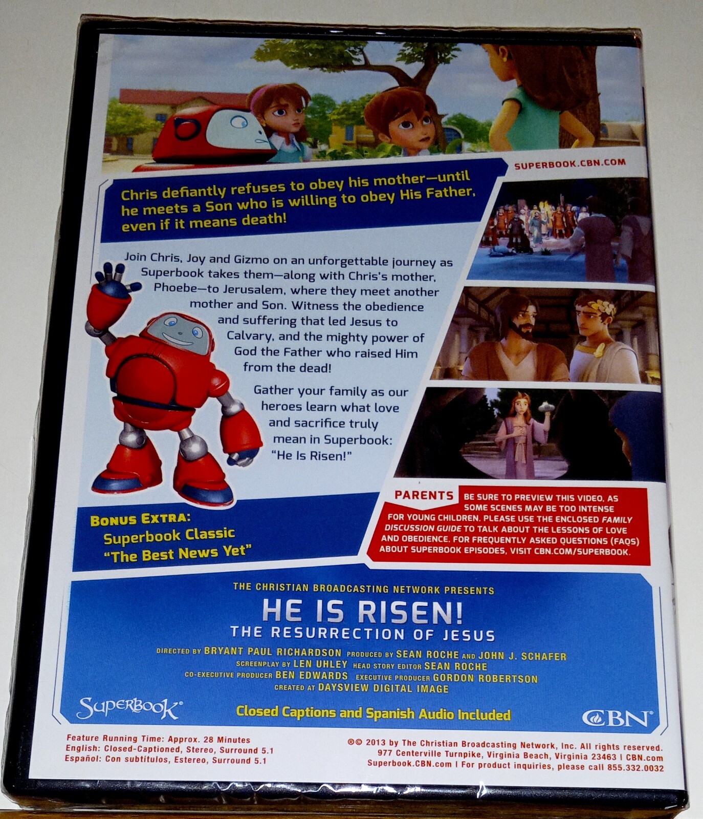 2 He Is Risen The Resurrection of Jesus Starring Superbook for sale ...